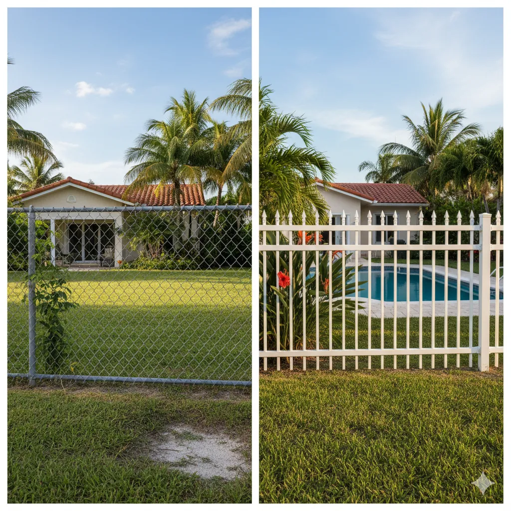 CHAIN LINK VS. ALUMINUM FENCING: WHICH IS RIGHT FOR PALM BEACH COUNTY HOMES? — XL Fencing