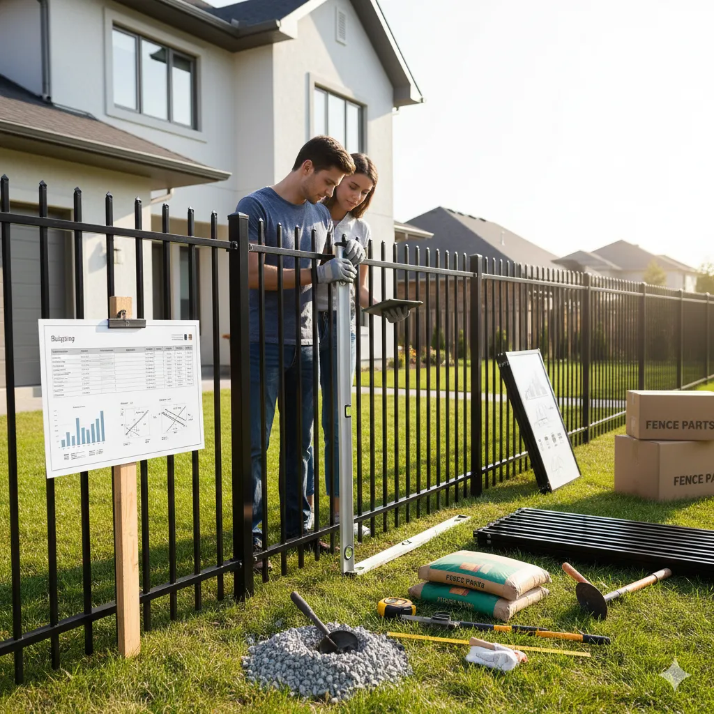 HOW MUCH DOES IT COST TO INSTALL AN ALUMINUM FENCE? A GUIDE TO BUDGETING AND INSTALLATION — XL Fencing