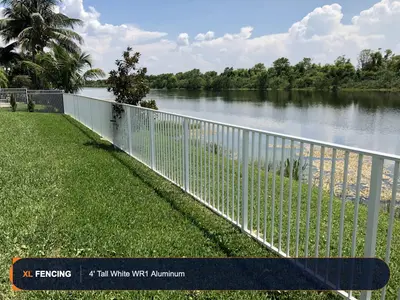 Aluminum Fence Flat Top Broward County FL
