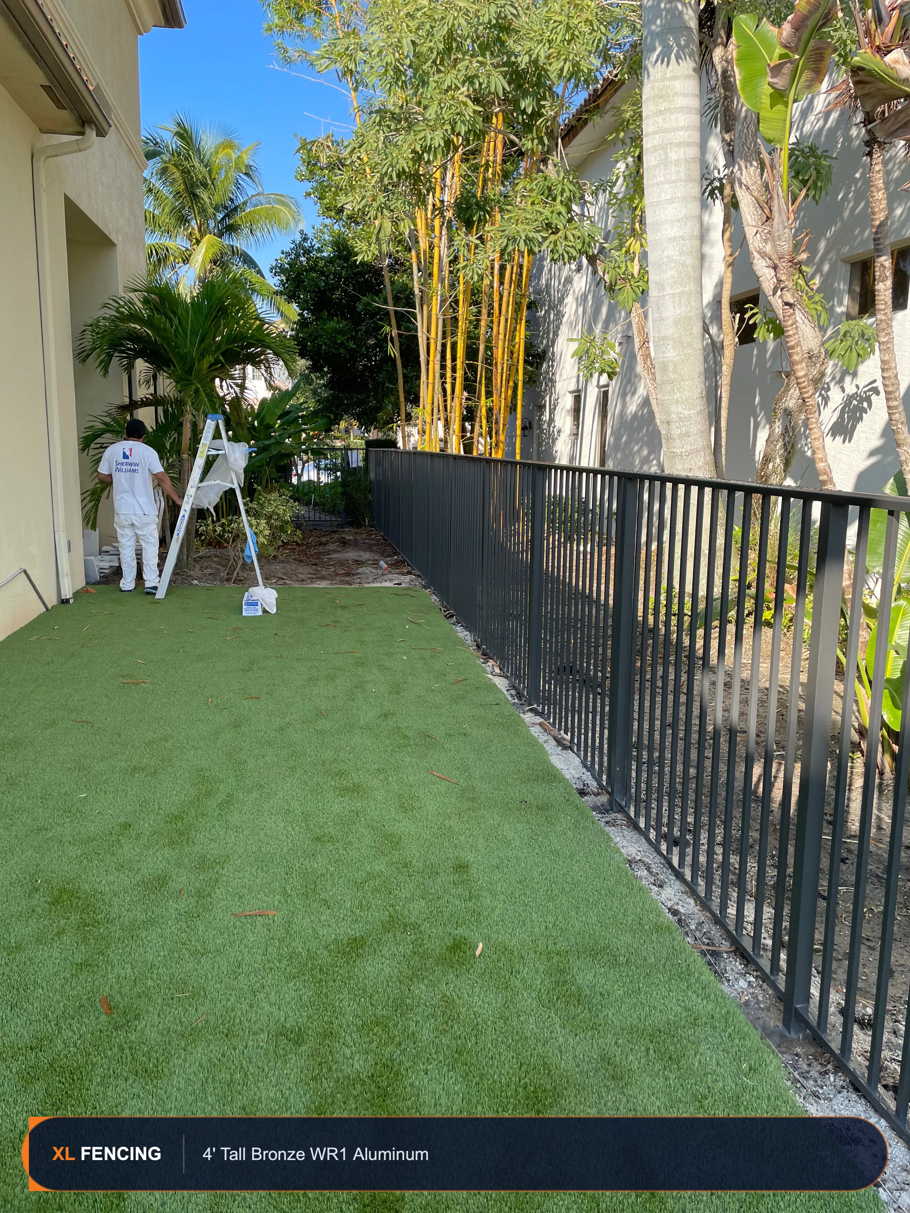 Aluminum Fence Flat Top Broward County FL