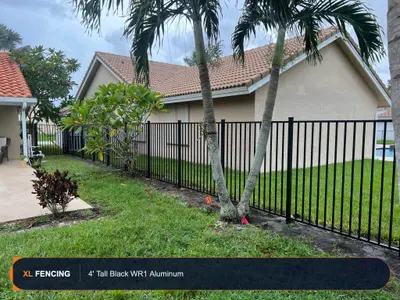 Aluminum Fence Flat Top Broward County FL