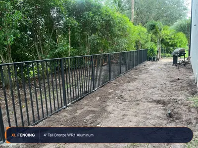 Aluminum Fence Flat Top Broward County FL
