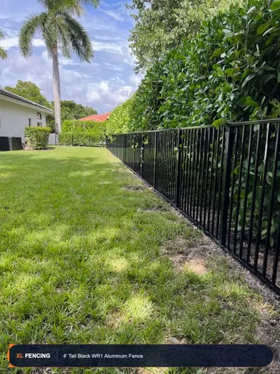 Aluminum Fence Flat Top Broward County FL