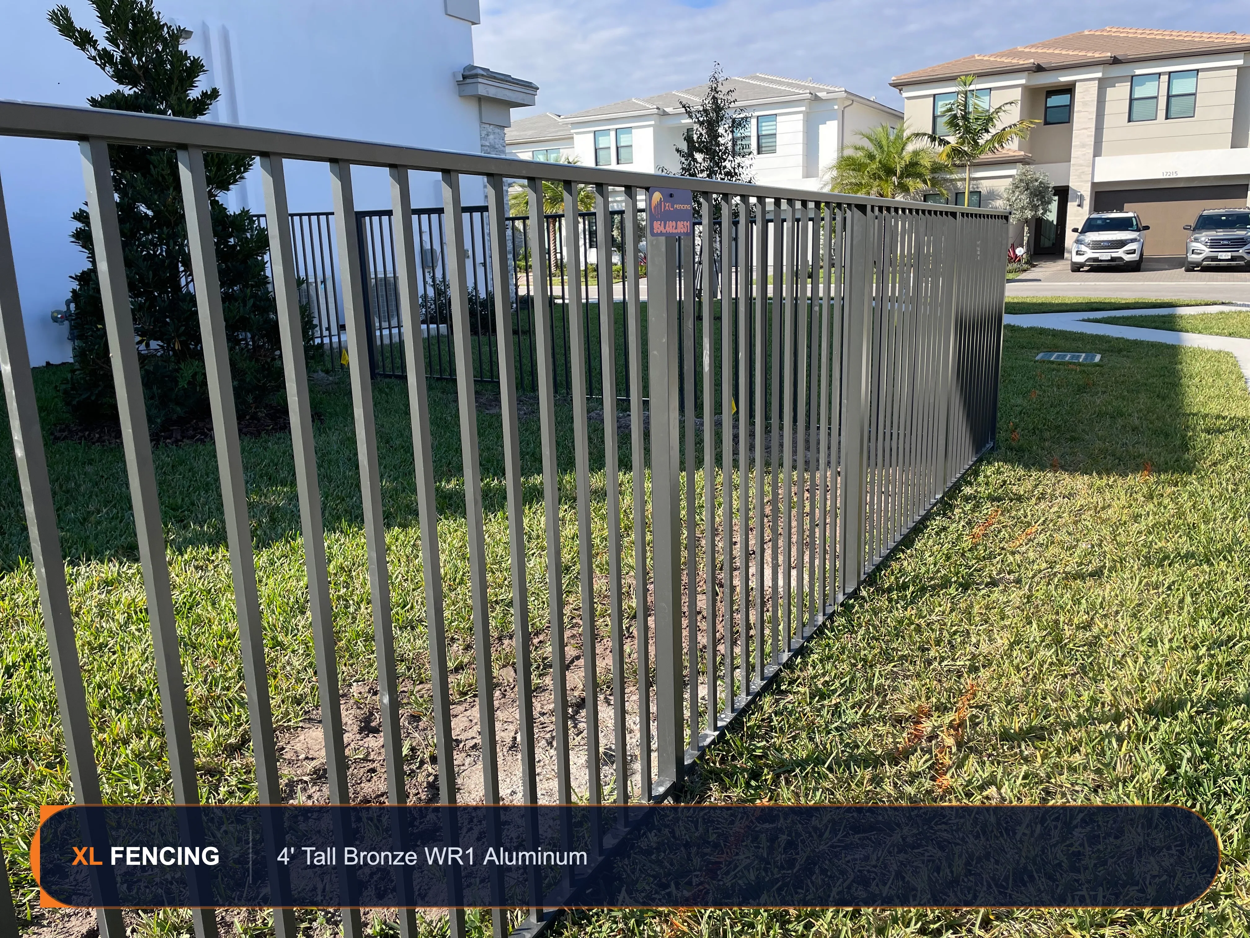 Aluminum Fence Flat Top Palm Beach County FL