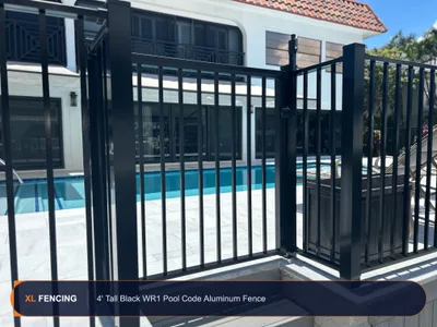 Aluminum Fence Flat Top Palm Beach County FL