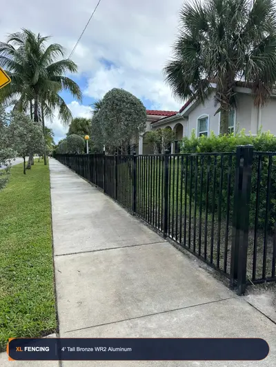 Aluminum Fence Flat Top Palm Beach County FL