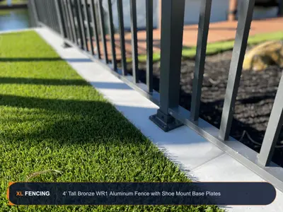 Aluminum Fence Flat Top Palm Beach County FL