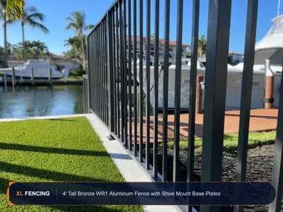 Aluminum Fence Flat Top Palm Beach County FL