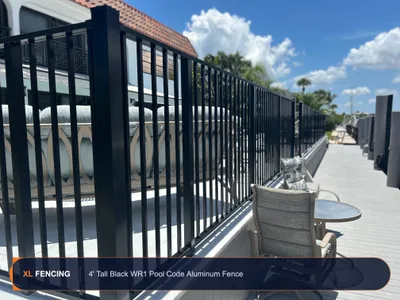 Aluminum Fence Flat Top Palm Beach County FL
