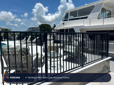 Aluminum Fence Flat Top Palm Beach County FL