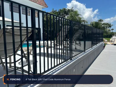 Aluminum Fence Flat Top Palm Beach County FL