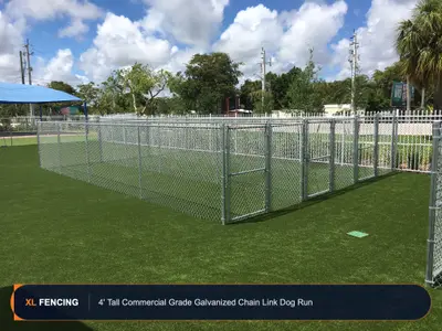 Chain Link Fence Commercial Galv Broward County FL