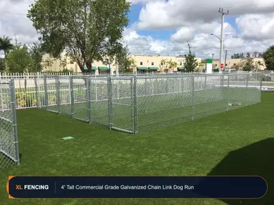 Chain Link Fence Commercial Galv Palm Beach County FL
