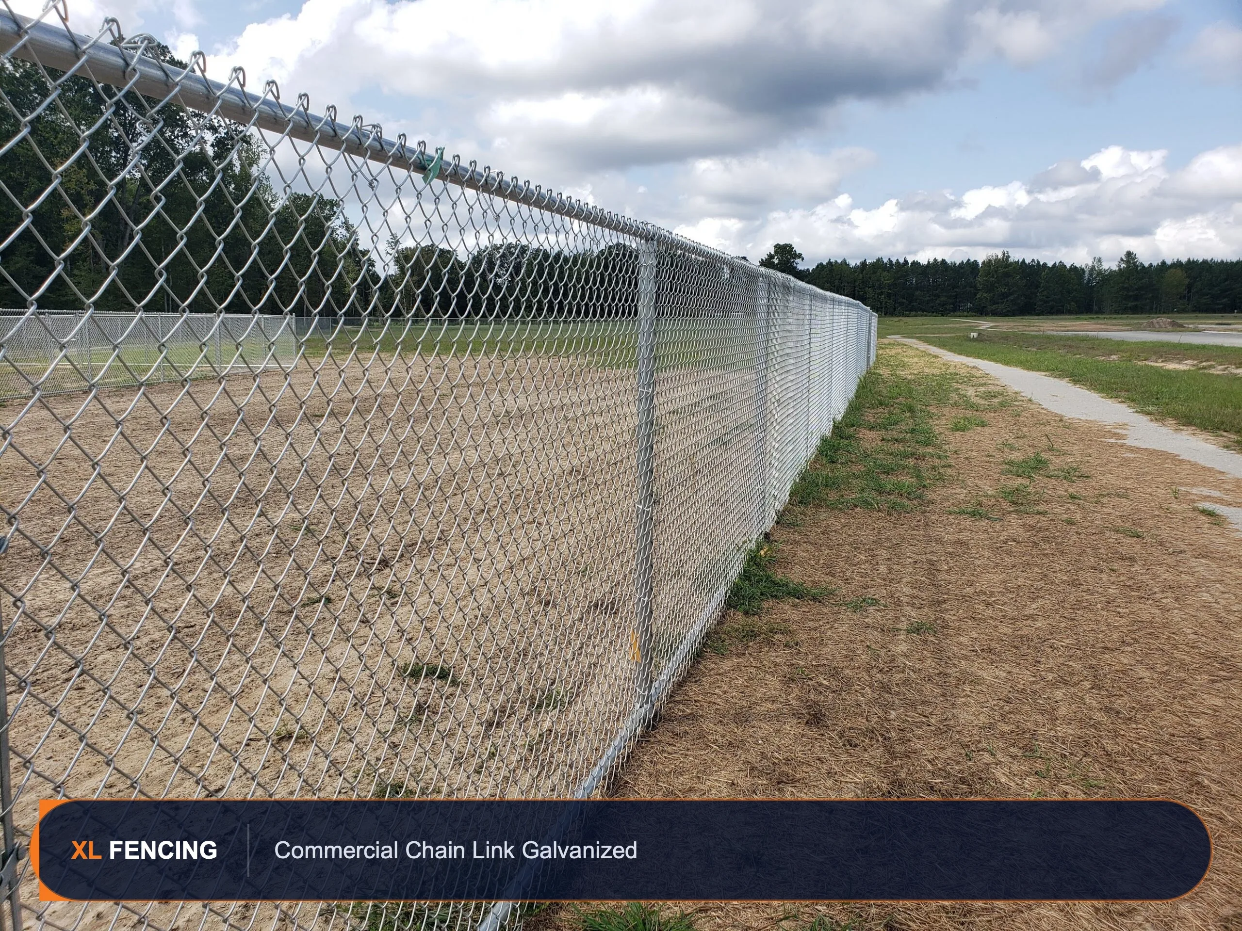 Chain Link Fence Commercial Galvanized Broward County FL