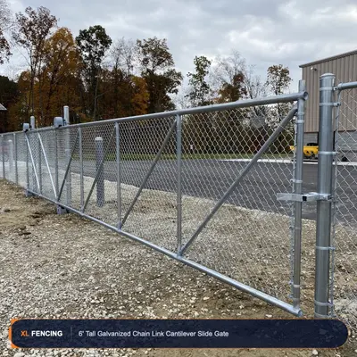 Chain Link Fence Commercial Galvanized Broward County FL