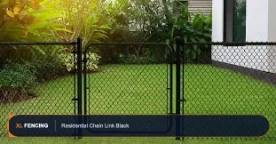 Chain Link Fence Residential Black Palm Beach County FL