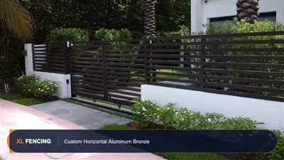 Custom Aluminum Fence Custom Design Broward County FL