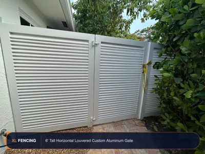 Custom Aluminum Fence Custom Design Broward County FL