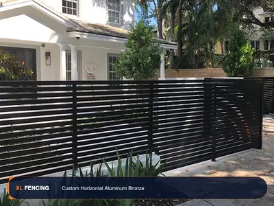 Custom Aluminum Fence Custom Design Broward County FL