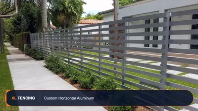 Custom Aluminum Fence Custom Design Broward County FL