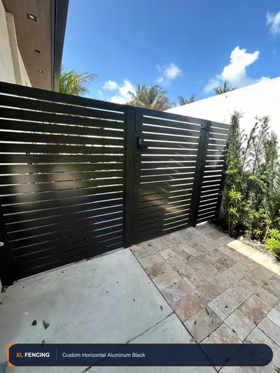 Custom Aluminum Fence Custom Design Broward County FL