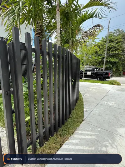 Custom Aluminum Fence Custom Design Broward County FL