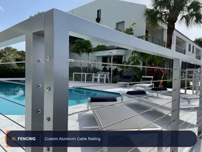 Custom Aluminum Fence Custom Design Broward County FL