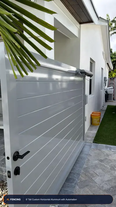Custom Aluminum Fence Custom Design Palm Beach County FL