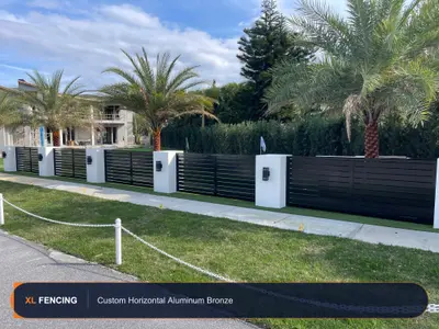 Custom Aluminum Fence Custom Design Palm Beach County FL