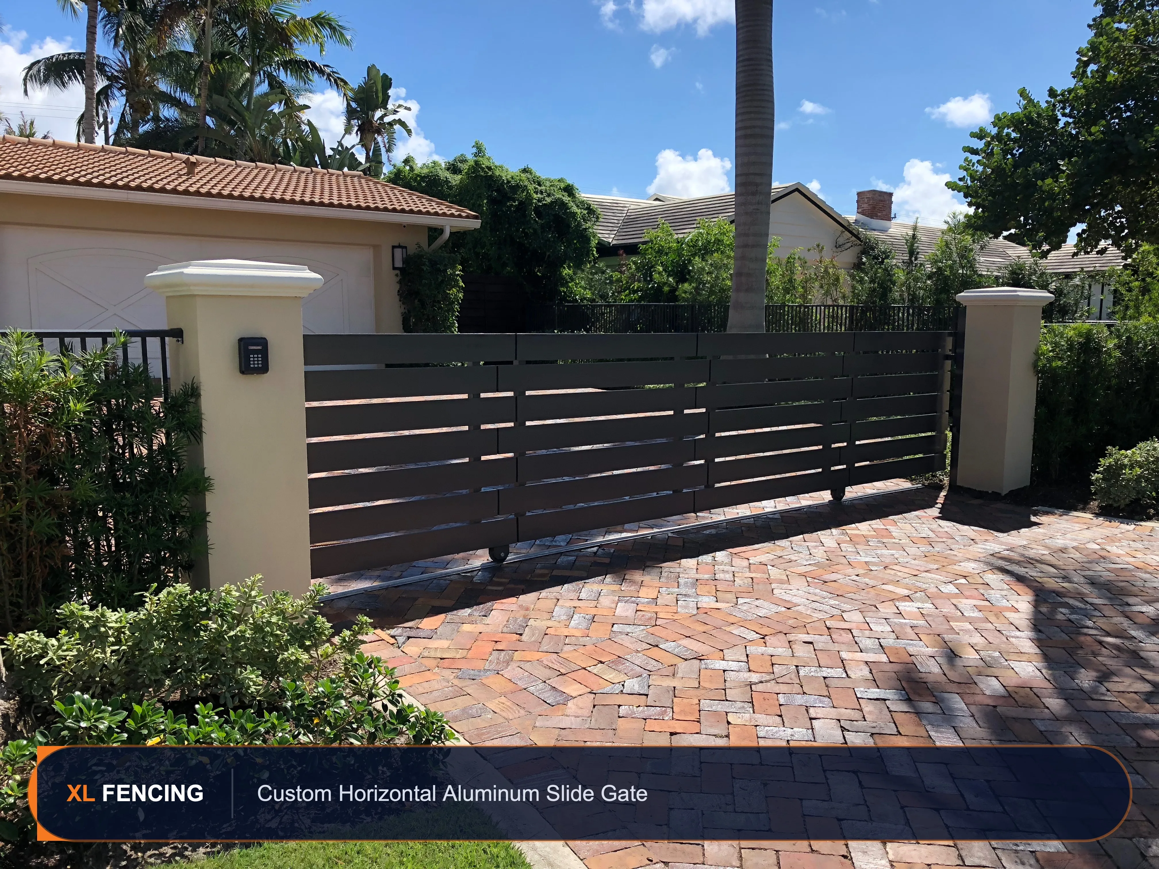 Custom Aluminum Fence Custom Design Palm Beach County FL