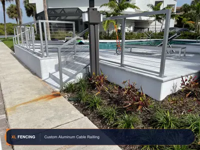 Custom Aluminum Fence Custom Design Palm Beach County FL