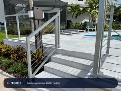 Custom Aluminum Fence Custom Design Palm Beach County FL
