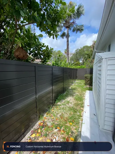 Custom Aluminum Fence Custom Design Palm Beach County FL