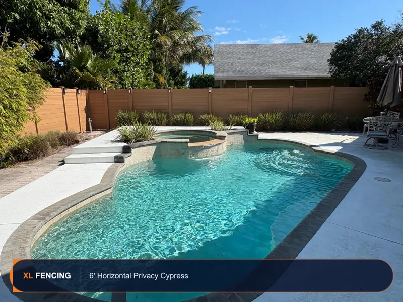 Vinyl fence installation in West Palm Beach, FL