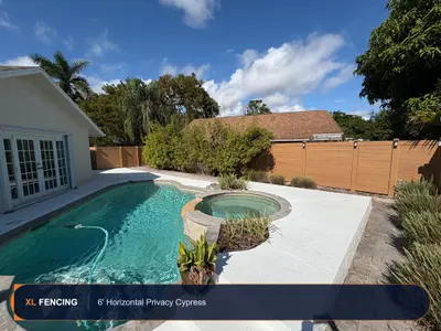 Pvc Vinyl Fence Horizontal Broward County FL