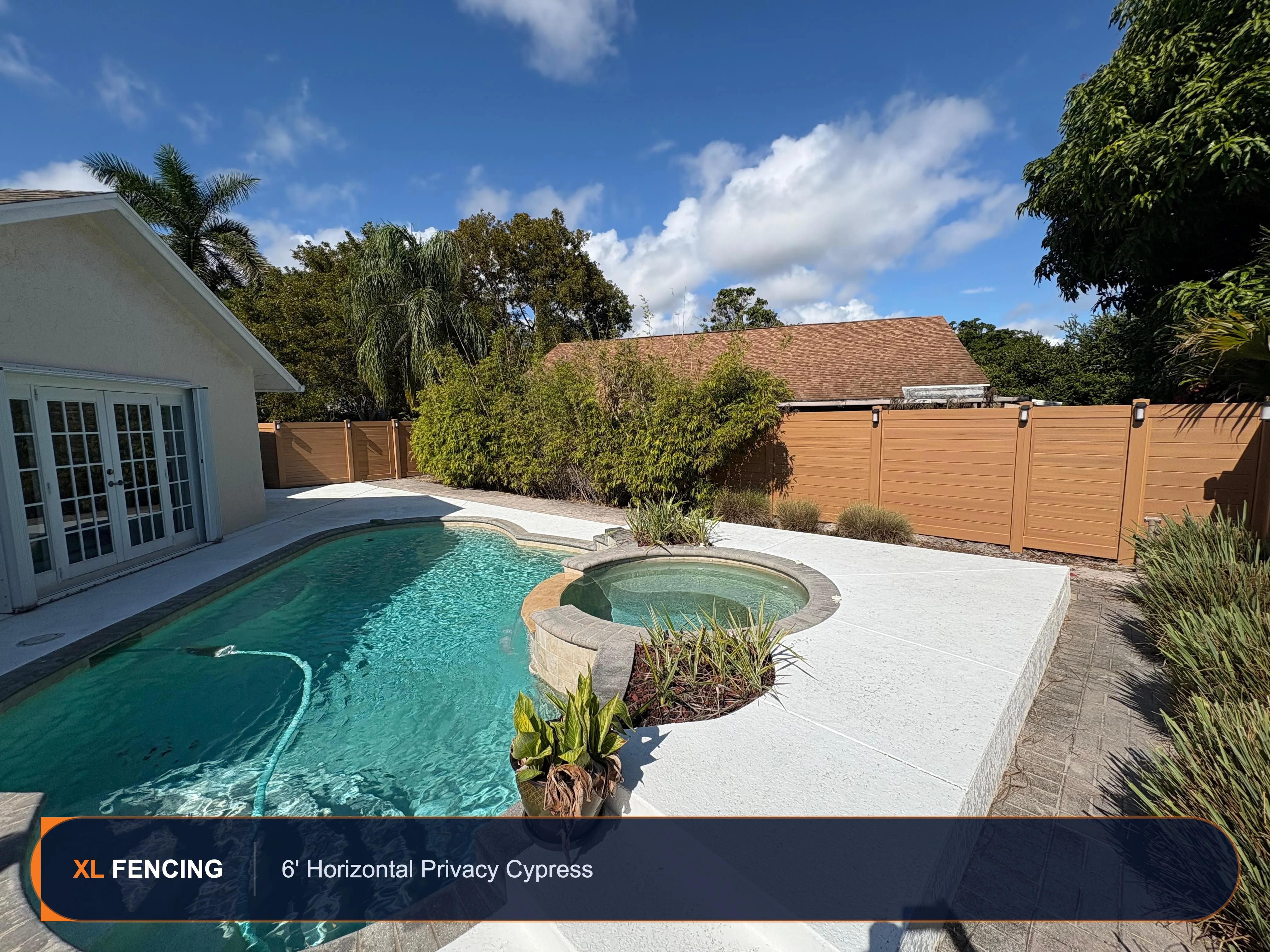 Pvc Vinyl Fence Horizontal Broward County FL