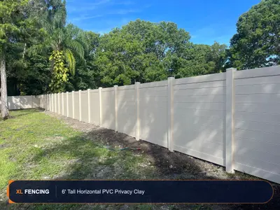 Pvc Vinyl Fence Horizontal Broward County FL