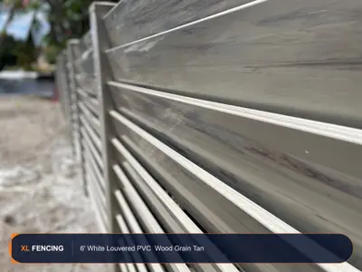 Pvc Vinyl Fence Horizontal Palm Beach County FL