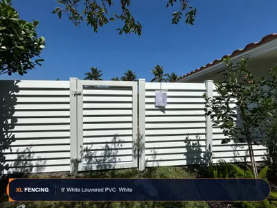 Pvc Vinyl Fence Horizontal Palm Beach County FL