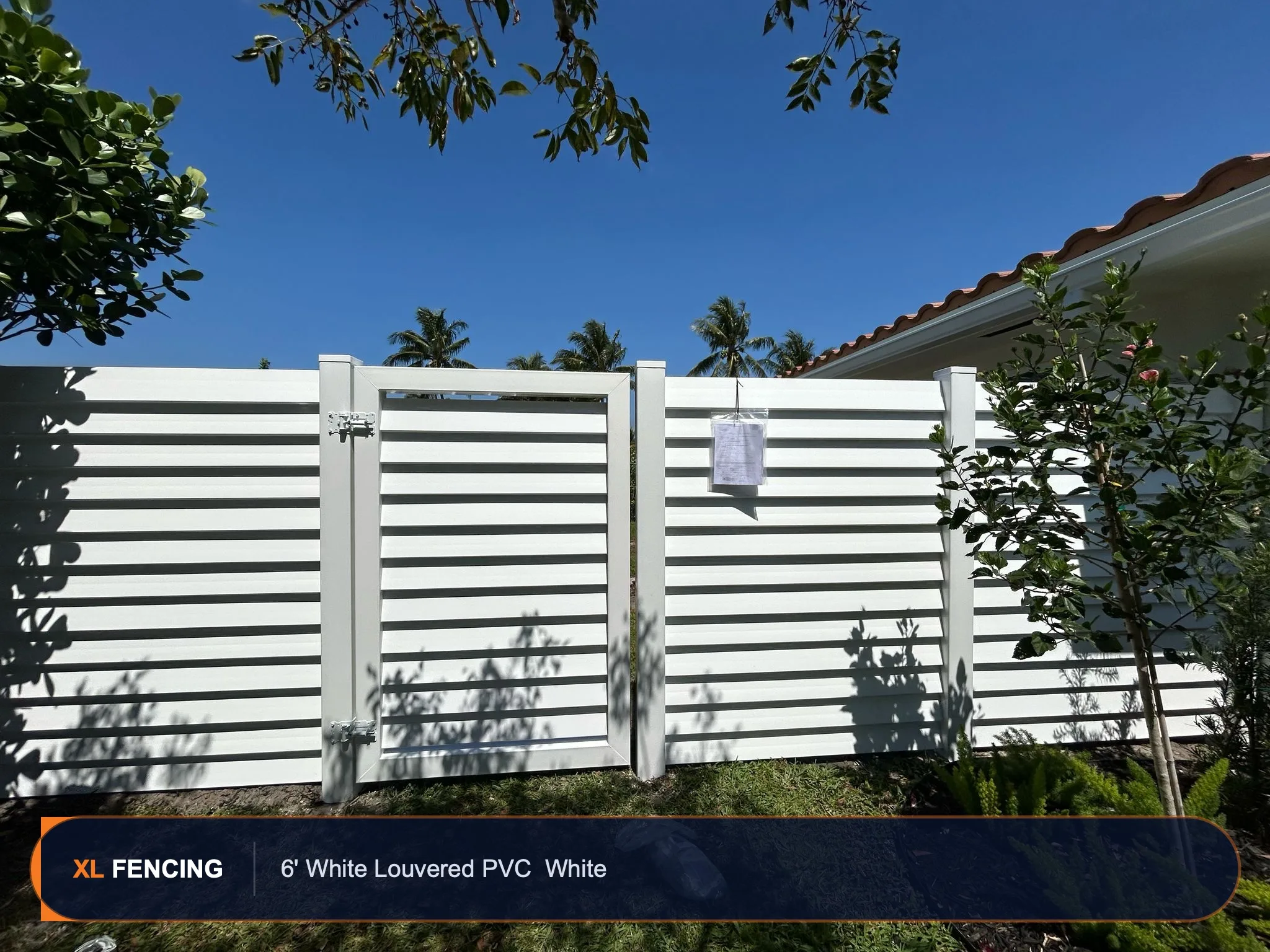 Pvc Vinyl Fence Horizontal Palm Beach County FL