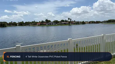 Pvc Vinyl Fence Picket White Broward County FL