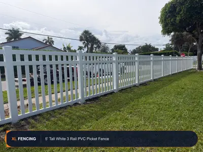 Pvc Vinyl Fence Picket White Palm Beach County FL