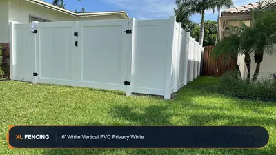 Pvc Vinyl Fence Privacy Broward County FL