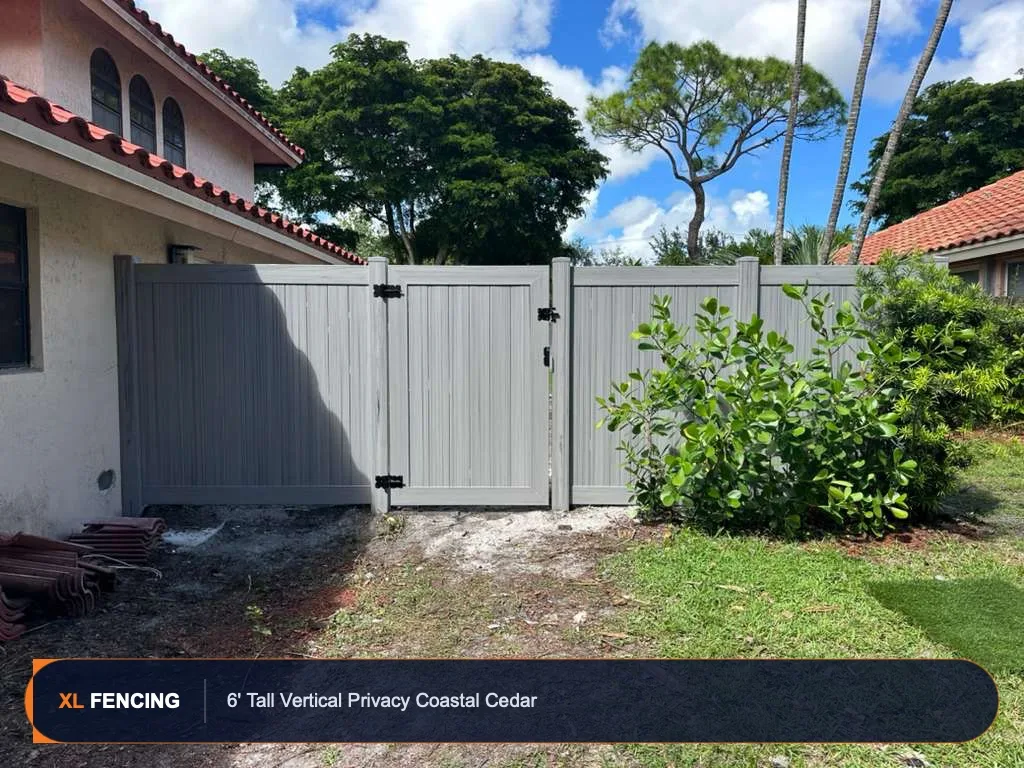 Pvc Vinyl Fence Privacy Broward County FL