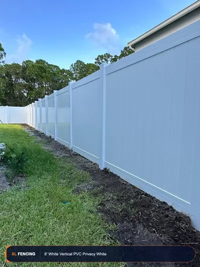 Pvc Vinyl Fence Privacy Palm Beach County FL