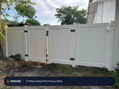 Pvc Vinyl Fence Privacy Palm Beach County FL