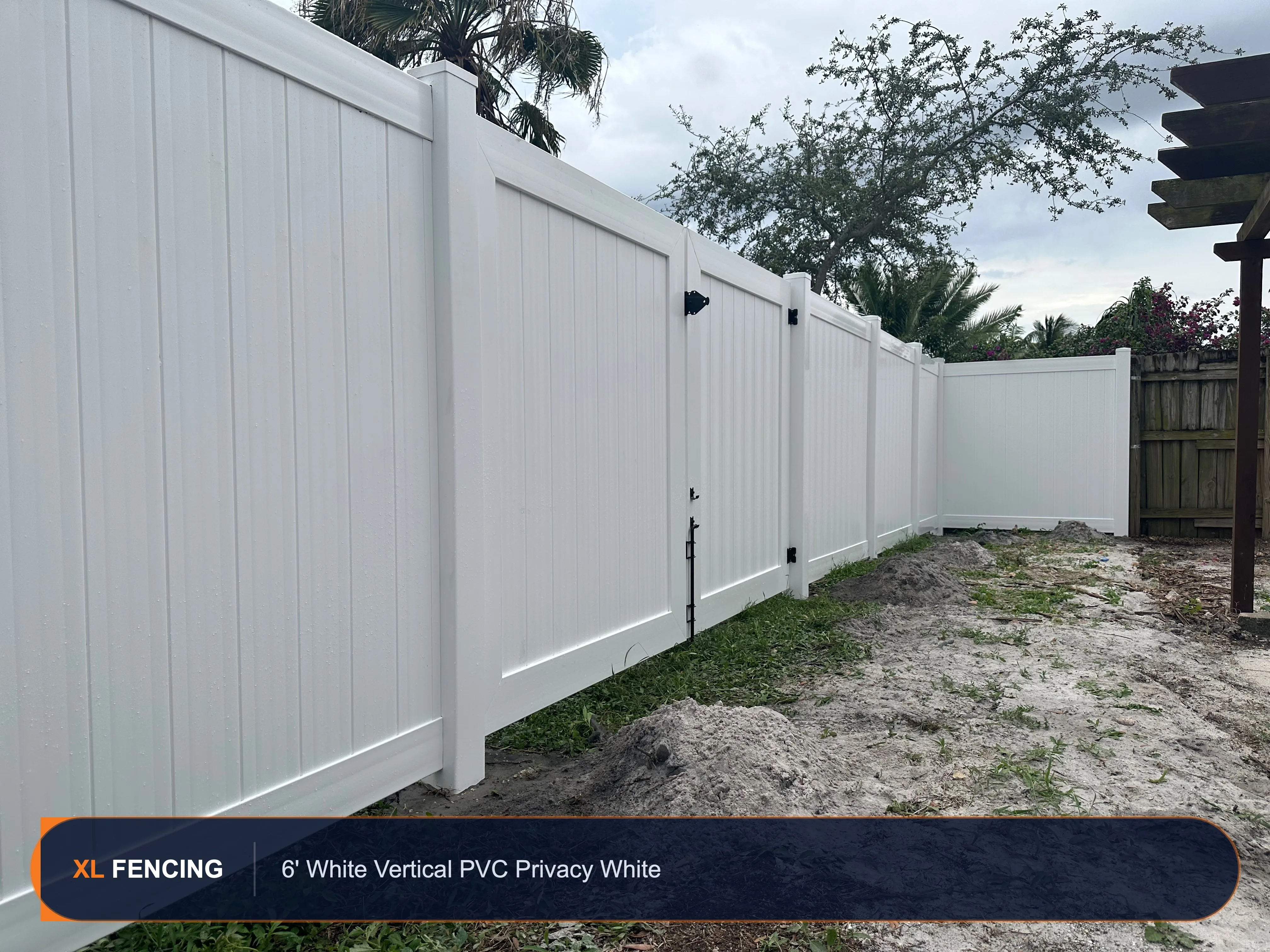 Pvc Vinyl Fence Privacy Palm Beach County FL