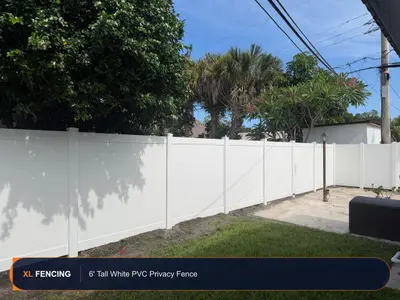 Pvc Vinyl Fence Privacy Palm Beach County FL