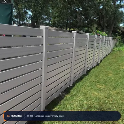 Pvc Vinyl Fence Semi Privacy Broward County FL