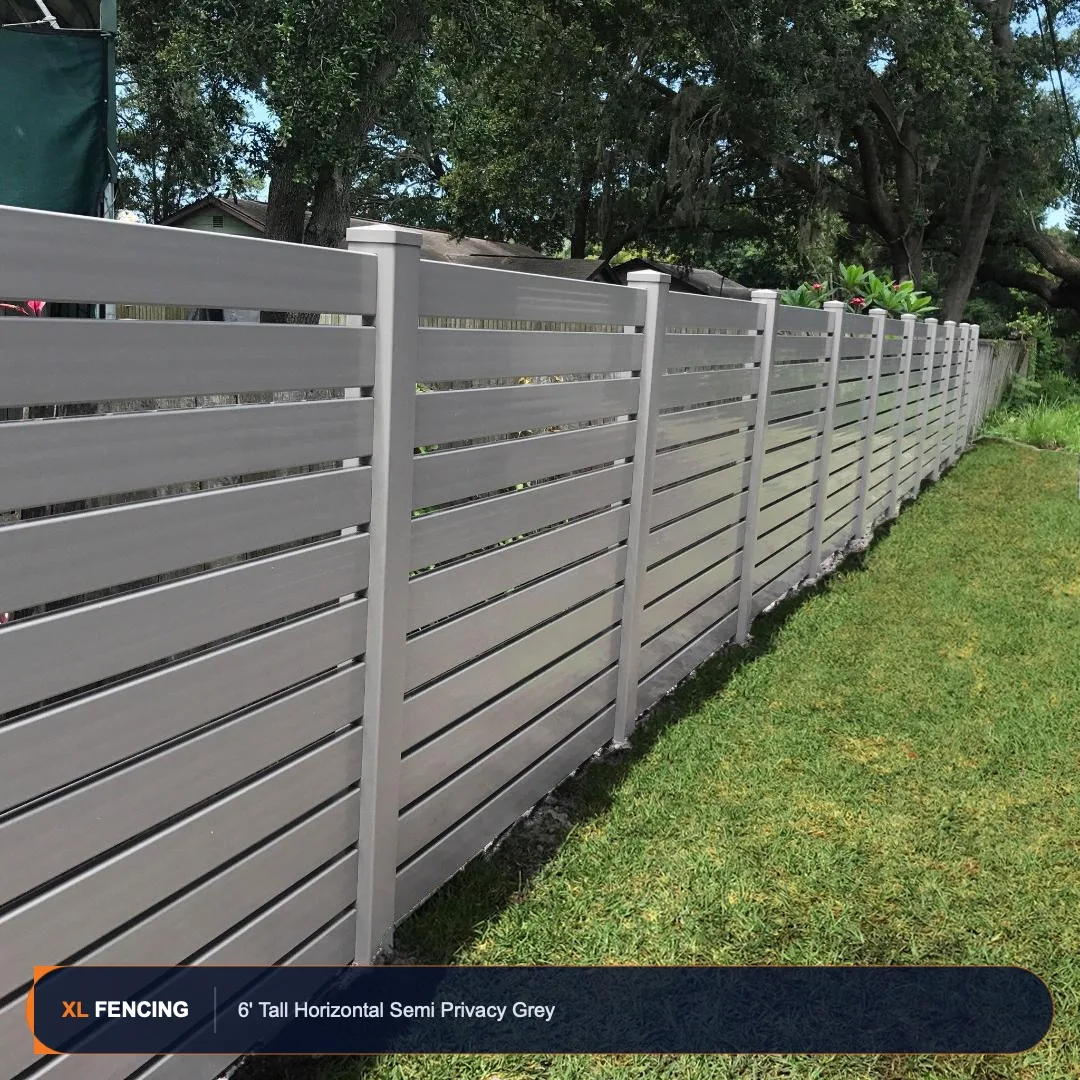 Pvc Vinyl Fence Semi Privacy Broward County FL
